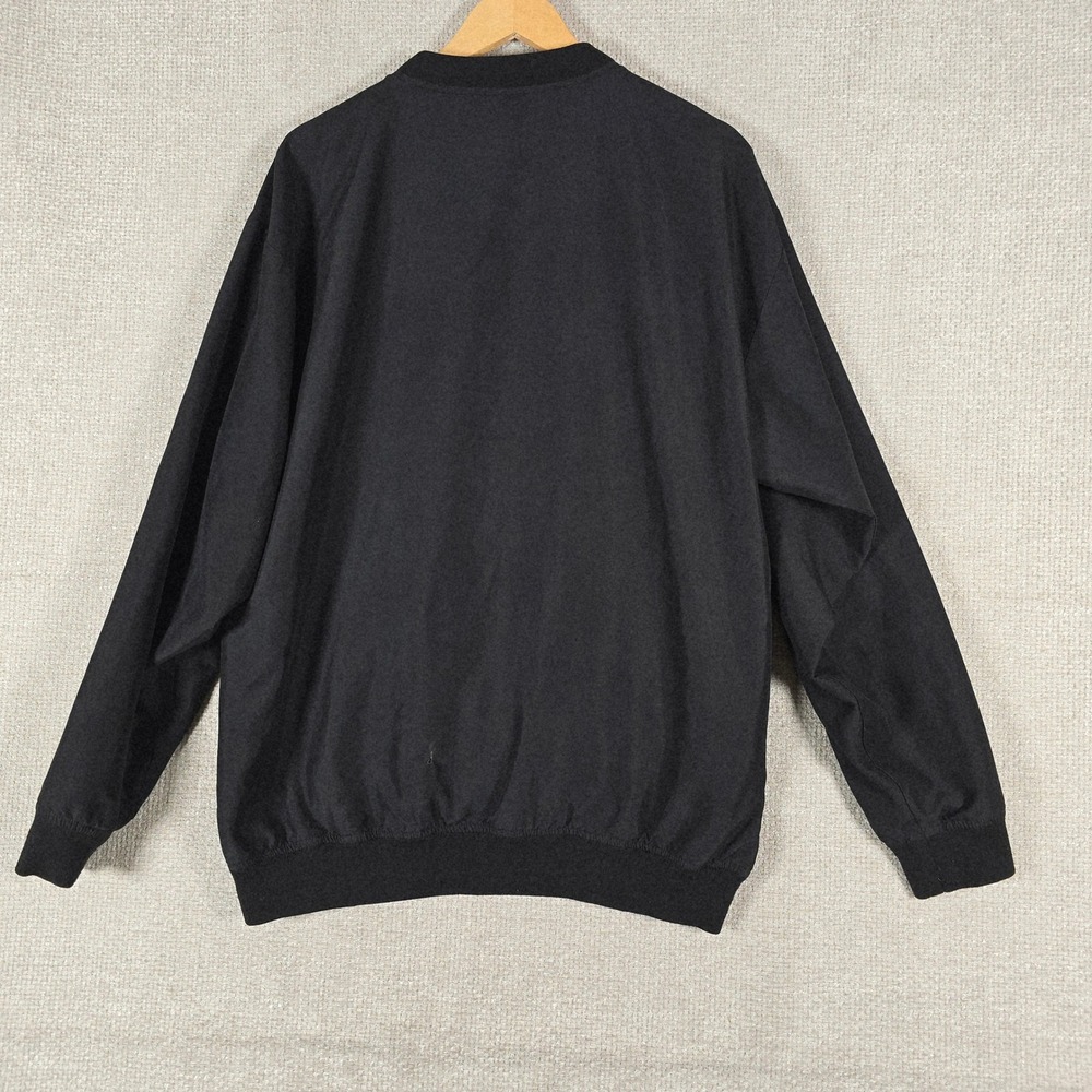 Russell Athletic Colorado Windbreaker Pullover Mens Medium Black Team Issue Vtg - Picture 4 of 11